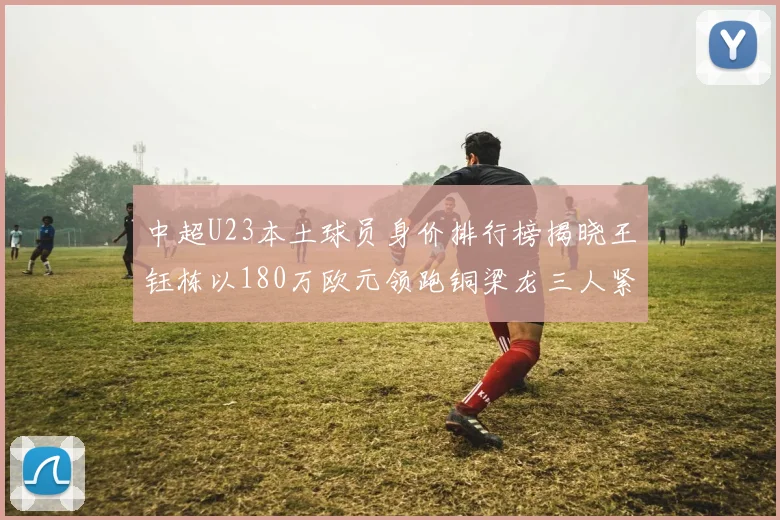 中超U23本土球员身价排行榜揭晓王钰栋以180万欧元领跑铜梁龙三人紧随其后